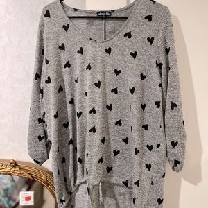 Grey Heart Shirt